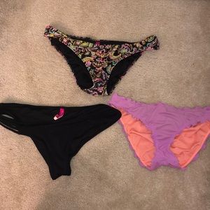 Victoria’s Secret bikini bottoms.
